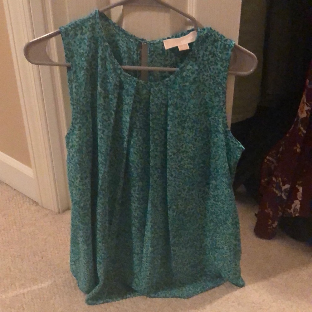 Michael Kors blue blouse
